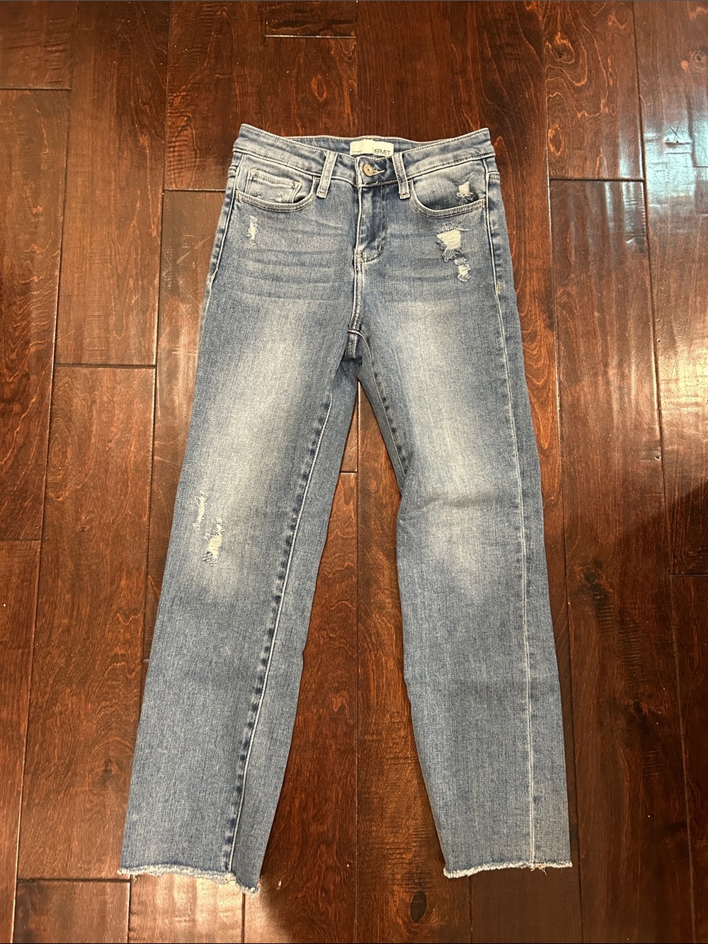 Vervet Distressed Light Blue Skinny Jeans